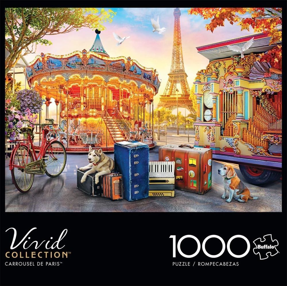 Carrousel de Paris - Buffalo Games puzzle collectible [Barcode 079346122295] - Main Image 2