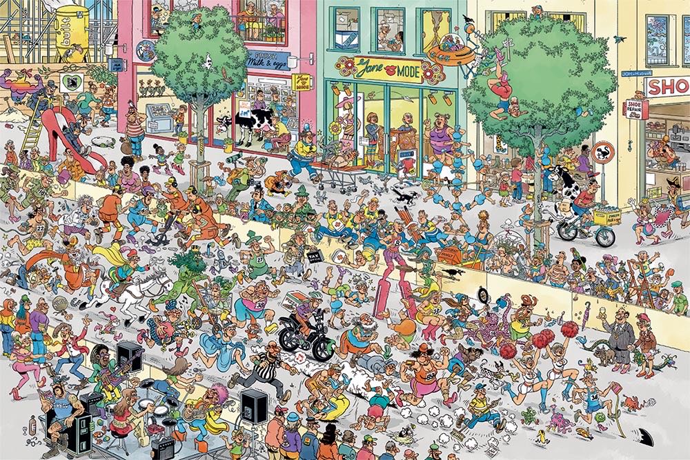 JvH - Pumped Up - Jumbo 1500 puzzle collectible [Barcode 8721017603337] - Main Image 2