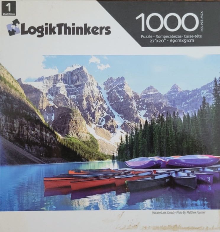 Moraine Lake, Canada - LogikThinkers puzzle collectible - Main Image 2