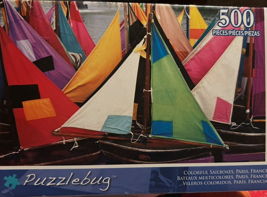 Colorful Sailboats, Paris, France - Puzebug puzzle collectible [Barcode 639277067227] - Main Image 4