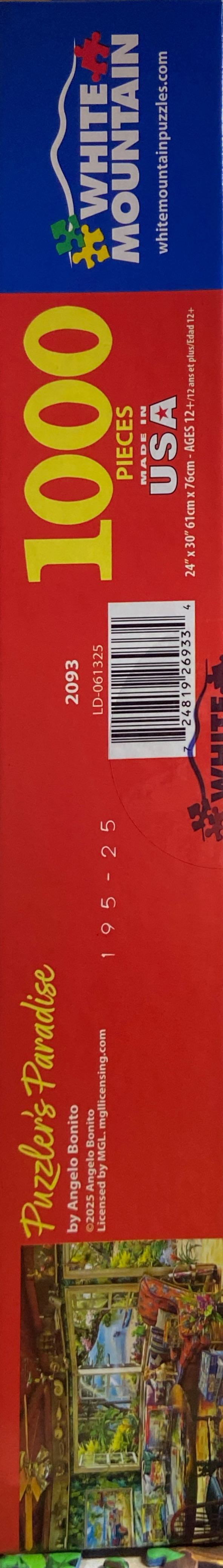 Puzzler’s Paradise - White Mountain 🇺🇸 puzzle collectible [Barcode 724819269334] - Main Image 2