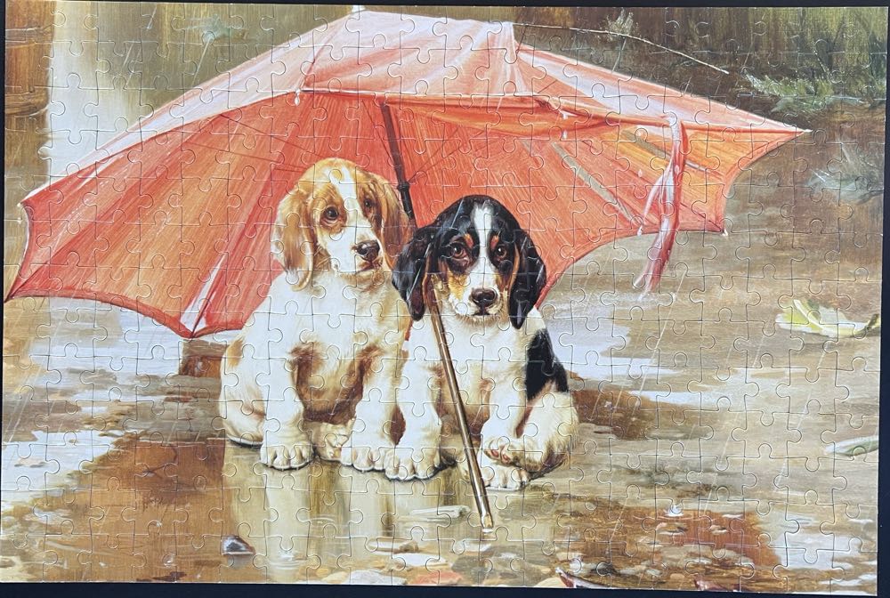 Puppies Under The Umbrella - Trefl puzzle collectible [Barcode 5900511130669] - Main Image 2