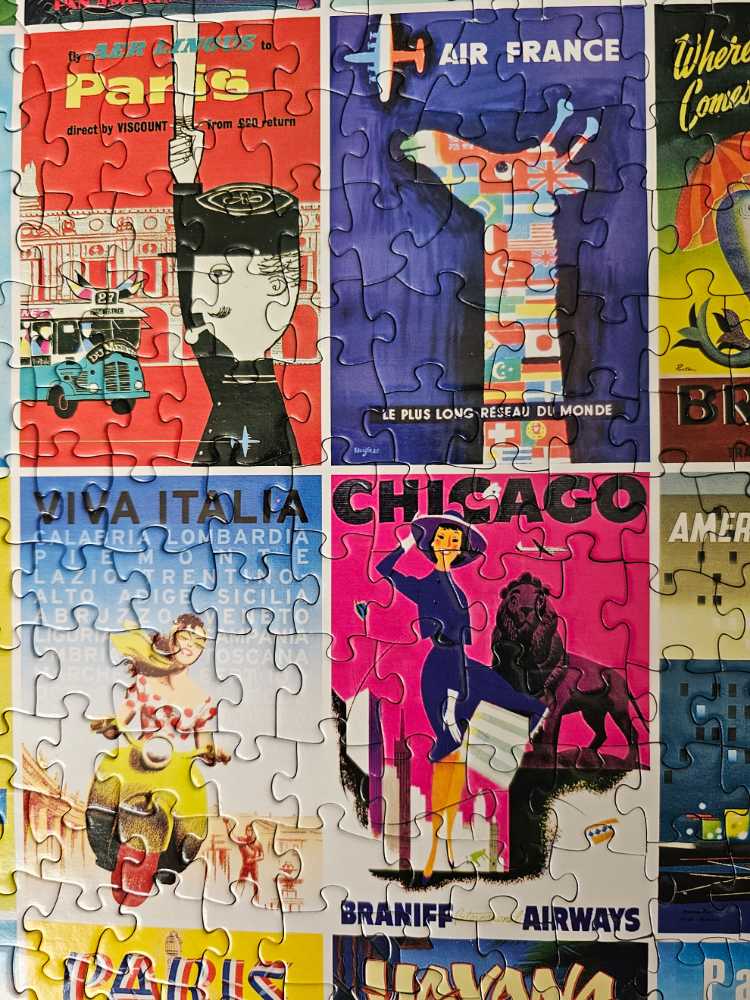 Travel Posters Piece Puzzle Re Marks Puzzle - Re-marks puzzle collectible [Barcode 681410198657] - Main Image 4