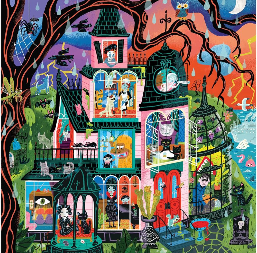 Monster Mansion - Mudpuppy puzzle collectible [Barcode 9780735386655] - Main Image 2