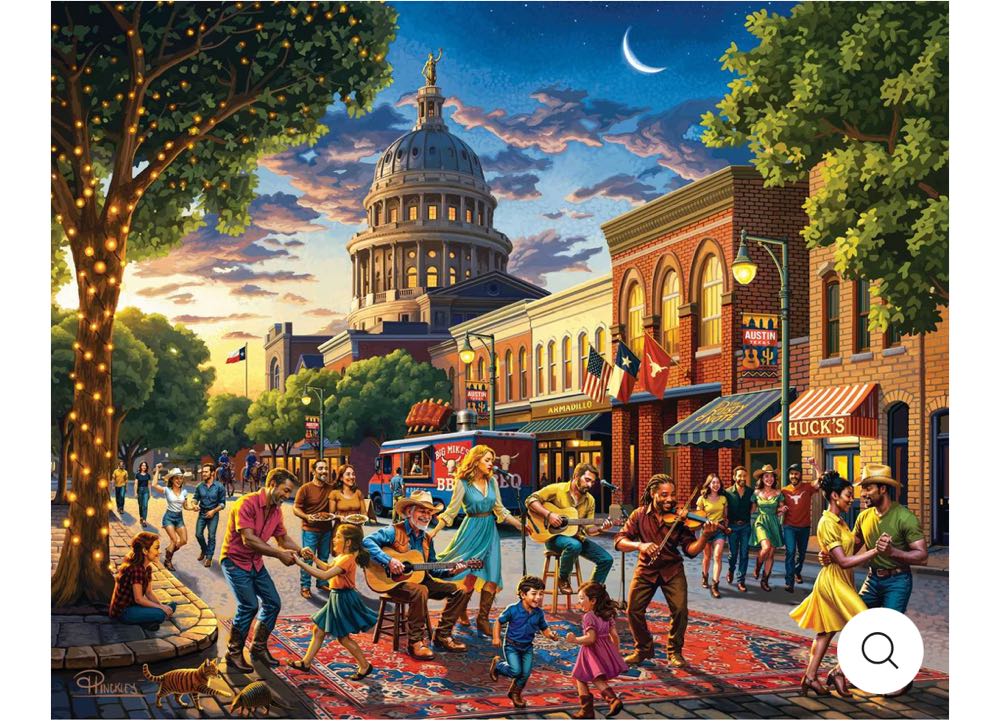 Austin, Texas - Boardwalk Puzzle Company puzzle collectible - Main Image 2