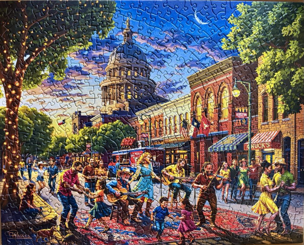 Austin, Texas - Boardwalk Puzzle Company puzzle collectible - Main Image 3