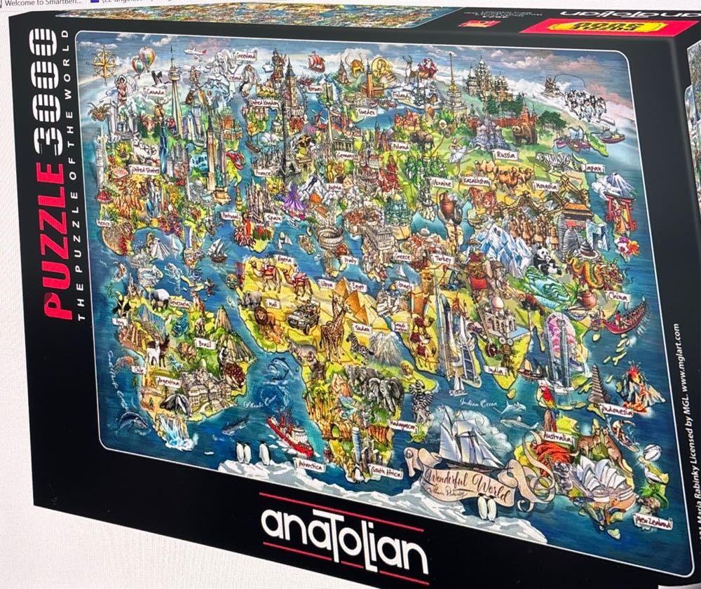 World Map - Anatolian puzzle collectible - Main Image 2