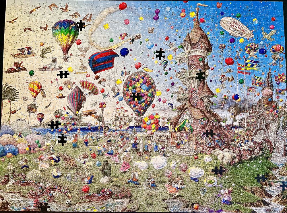 Catching the Wind - Ceaco puzzle collectible [Barcode 021081030205] - Main Image 2