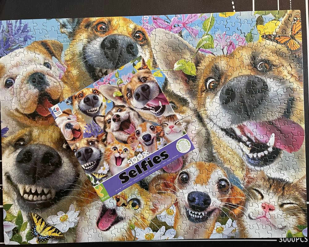 Selfies Dog Selfie — Completed - Ceaco 🇺🇸 puzzle collectible - Main Image 3