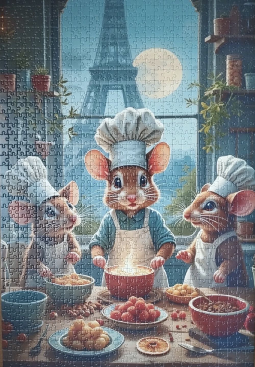 Little Chefs Of Paris 🟦 - Bluebird Puzzle puzzle collectible [Barcode 3663384910081] - Main Image 3