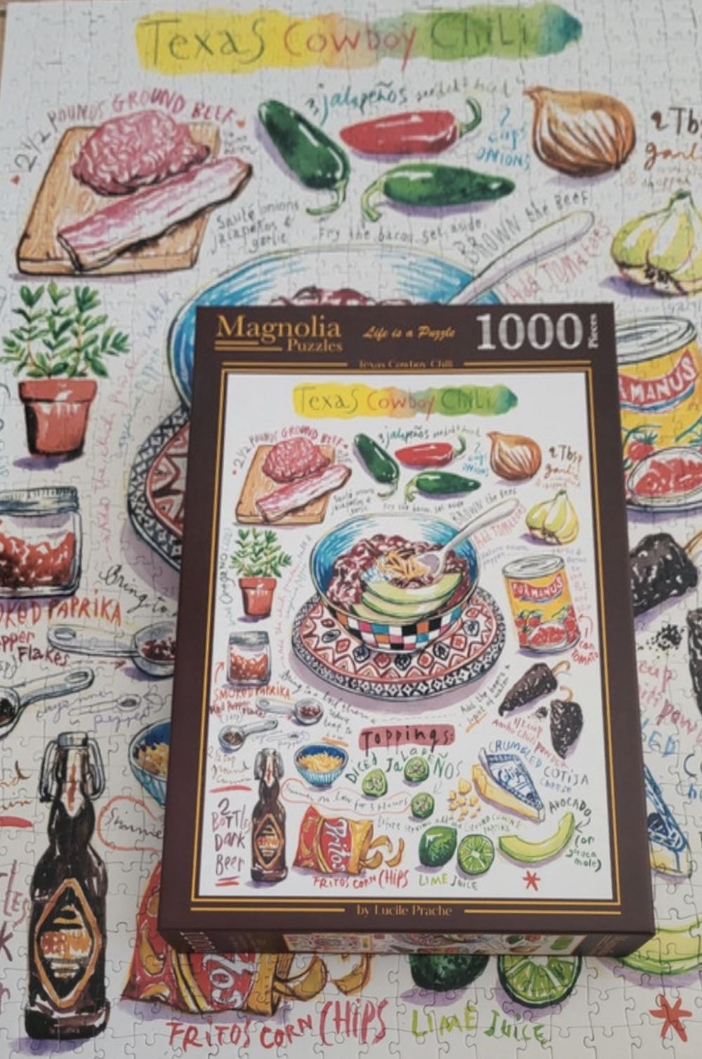 Texas Cowboy Chili - Magnolia puzzle collectible [Barcode 8684595060230] - Main Image 4