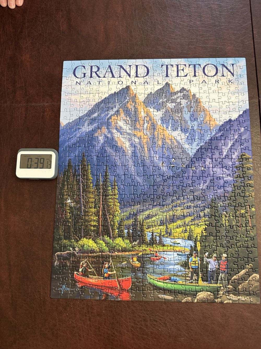 Grand Teton - Boardwalk Puzzle Company puzzle collectible [Barcode 671095006040] - Main Image 2