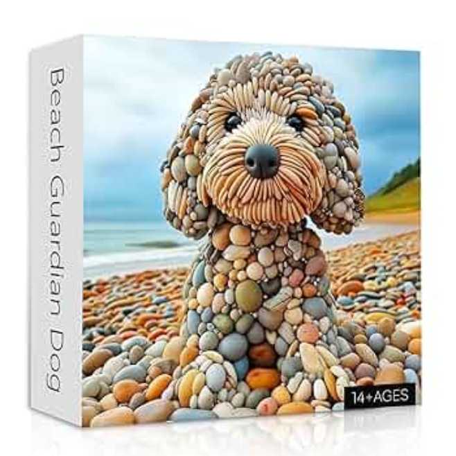 Beach Guardian Dog - Pickforu puzzle collectible - Main Image 2