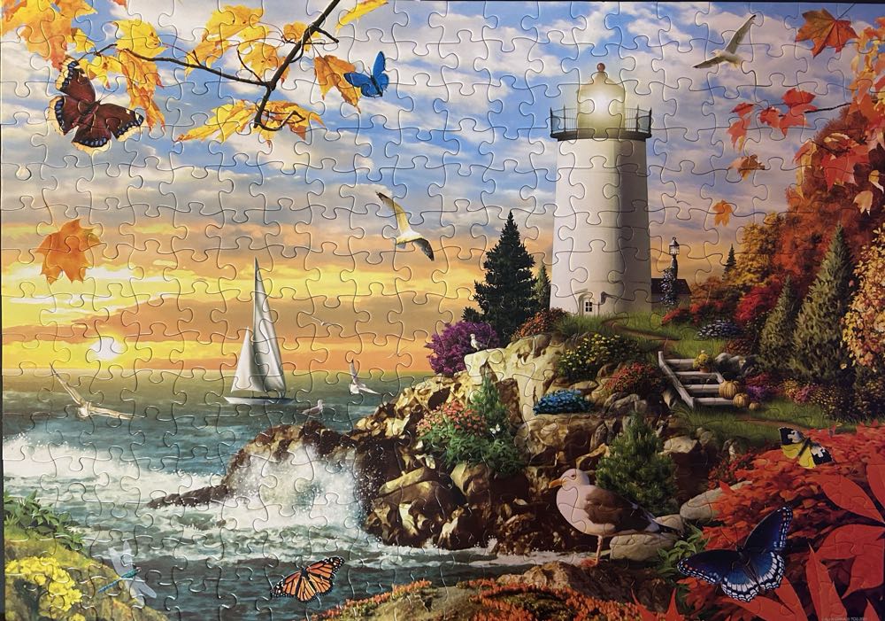 0225 Sure-Lox: Coastal Icons - Light Of Day - Sure  Lox puzzle collectible [Barcode 686141944566] - Main Image 2