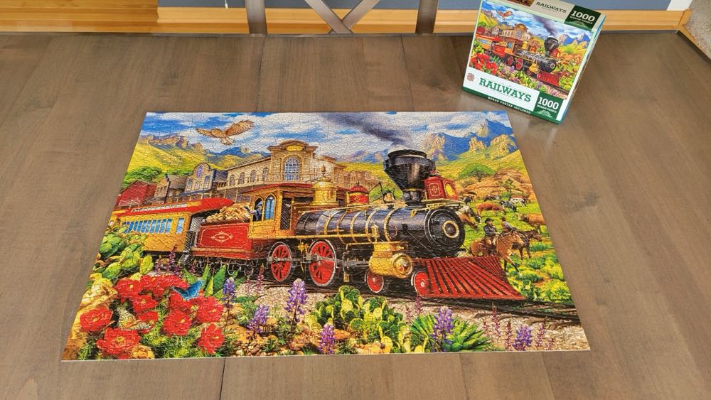 Frontier Rails - Master Pieces puzzle collectible [Barcode 705988725166] - Main Image 2