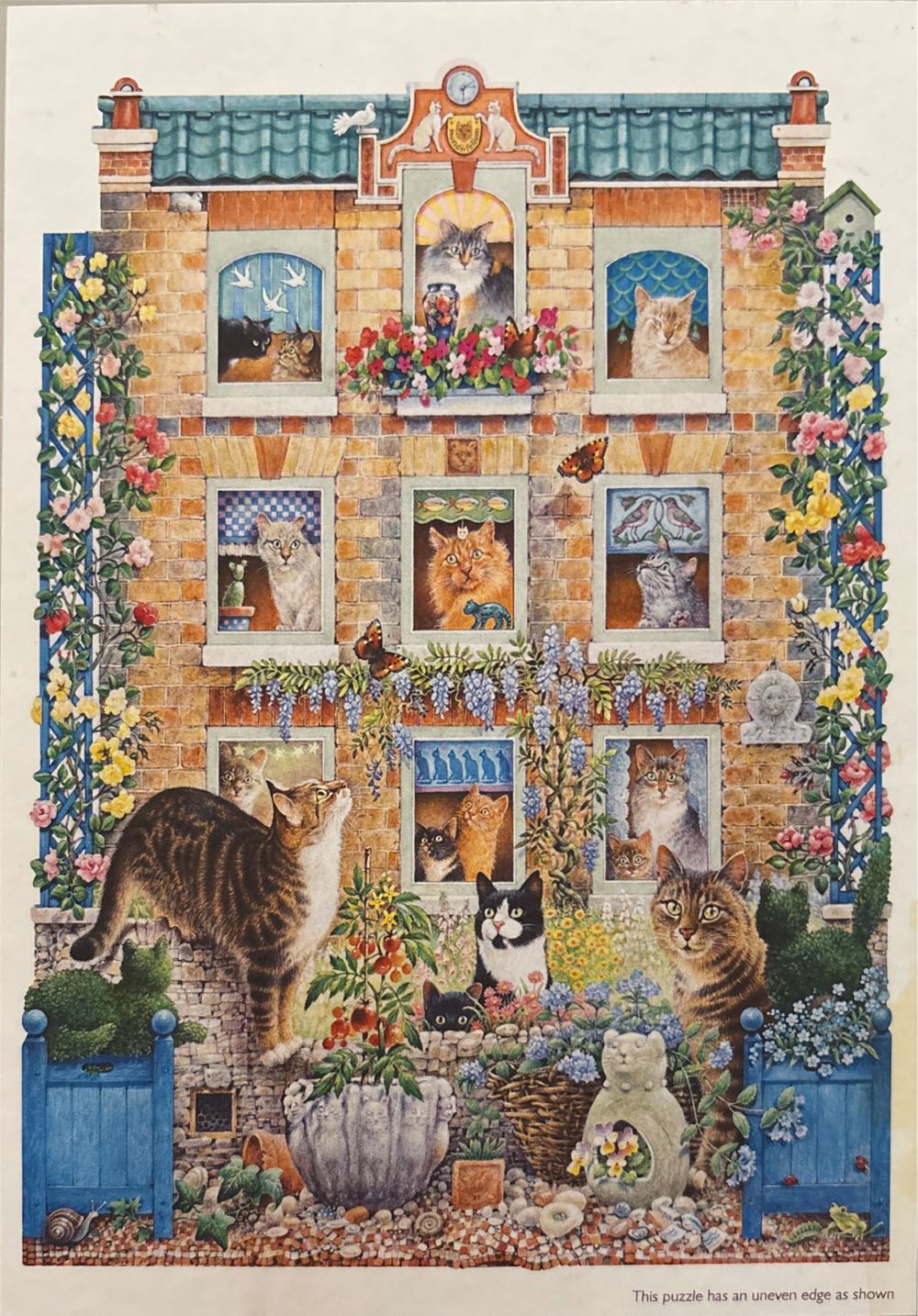 The Purr-Fect Home - Wentworth Wooden Puzzles 🇬🇧 puzzle collectible [Barcode 6050265383701] - Main Image 2