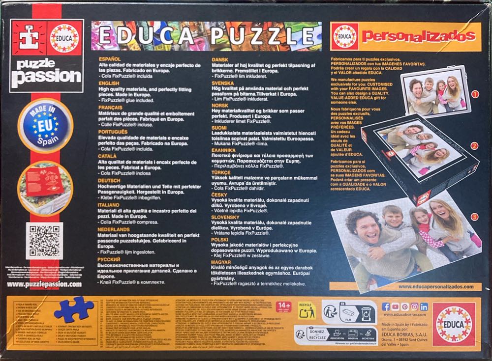 Fierce Dinosaurs - Educa 🇪🇸 puzzle collectible [Barcode 8412668199248] - Main Image 2