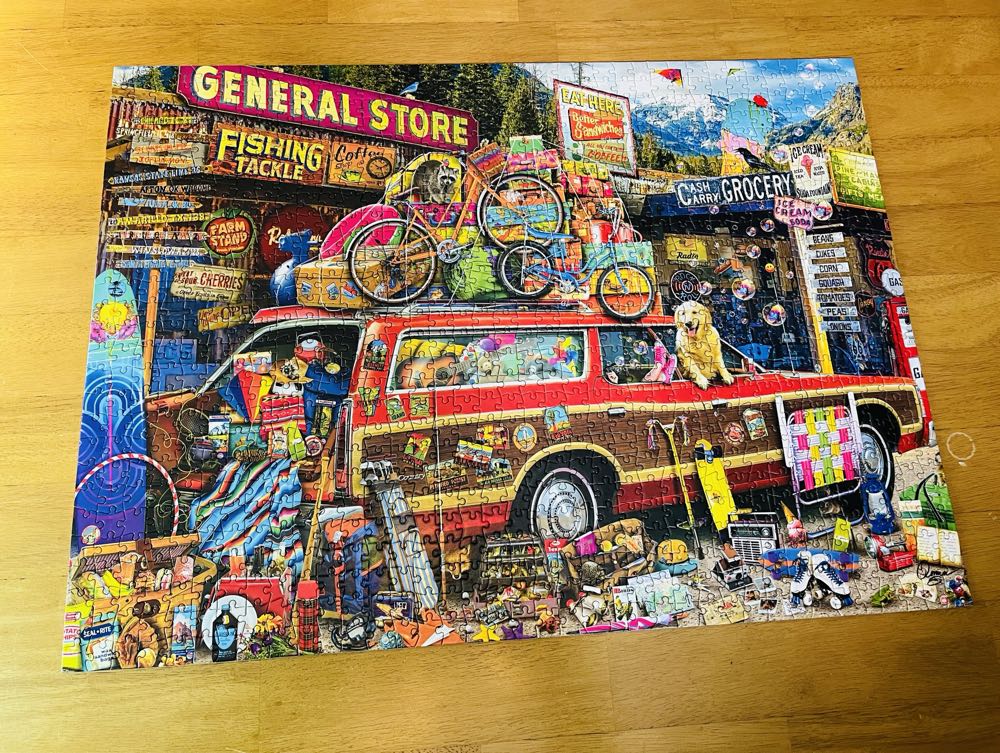 Family Vacation - Buffalo Games puzzle collectible [Barcode 079346117499] - Main Image 2