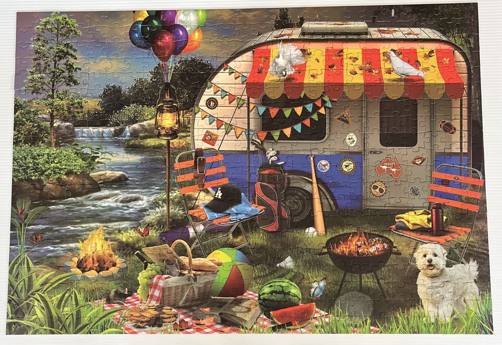 פאזל Funbox Holiday Days Caravanning ...  puzzle collectible [Barcode 643690102618] - Main Image 3