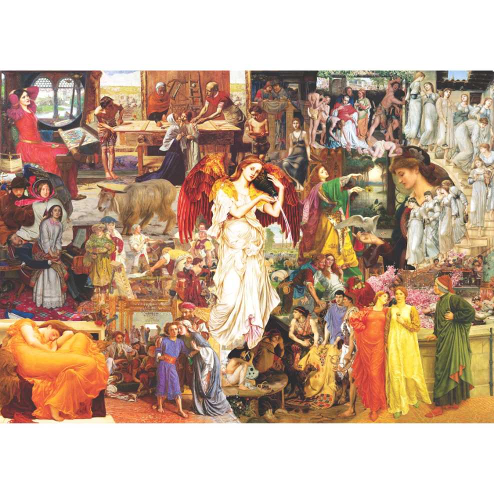  The Pre Raphaelites - Puzzle Dazzle puzzle collectible [Barcode 5060803890050] - Main Image 3