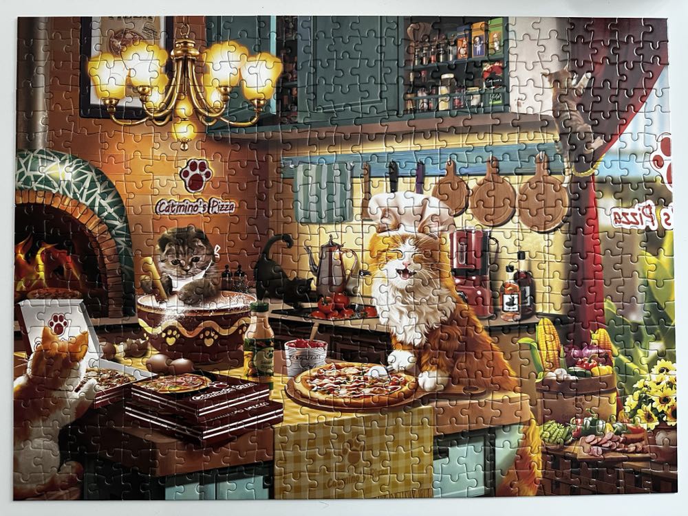 Kittens’ Pizza Store - Fishwisdom puzzle collectible - Main Image 2