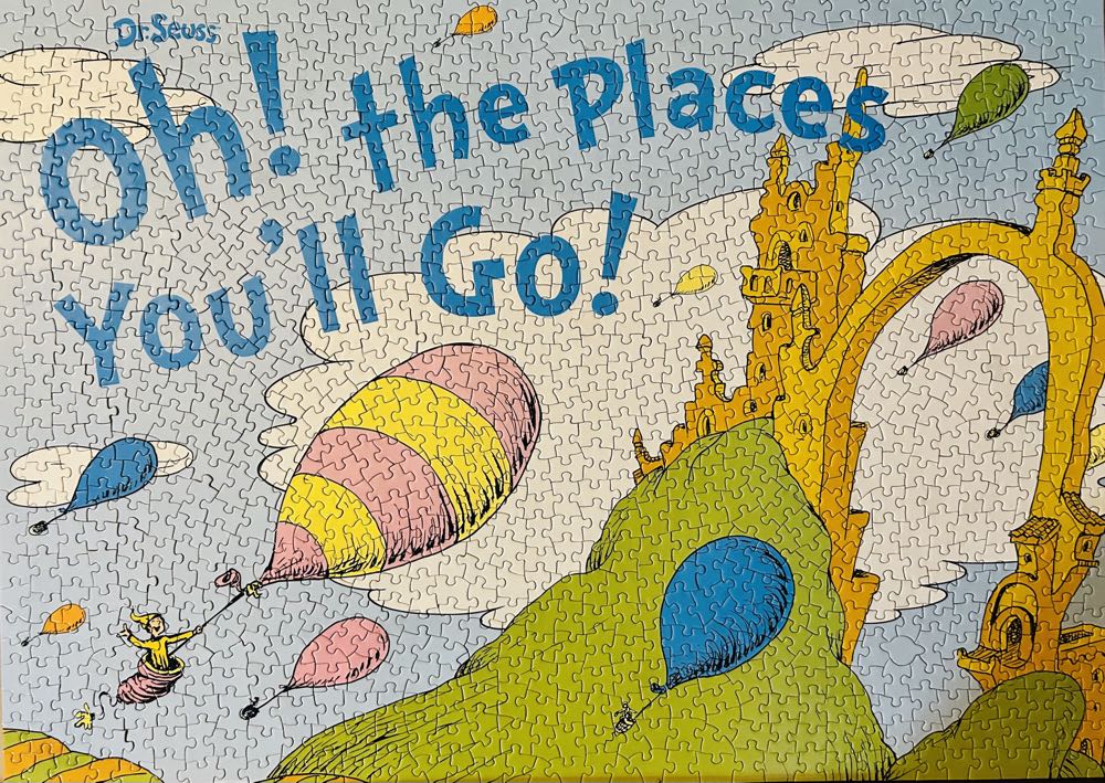 0242 Aquarius: Dr Seuss - Oh The Places You’ll Go! - Aquarius puzzle collectible [Barcode 840391167469] - Main Image 2