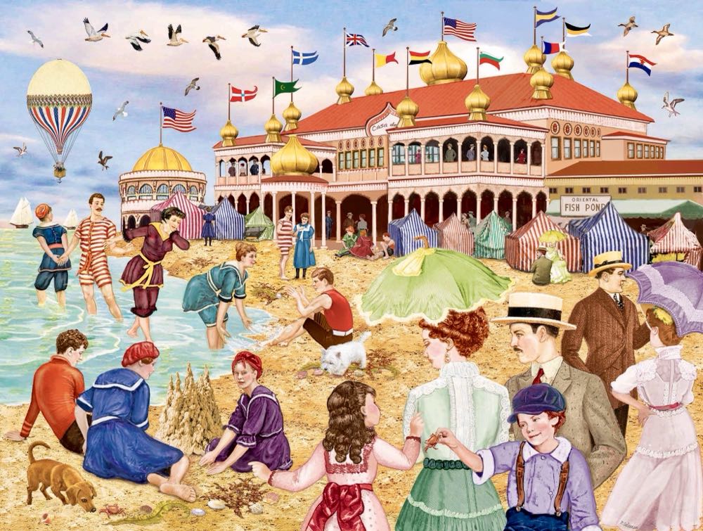 Seaside Bathing Beauties Of 1910 - From Jeanne  puzzle collectible - Main Image 2