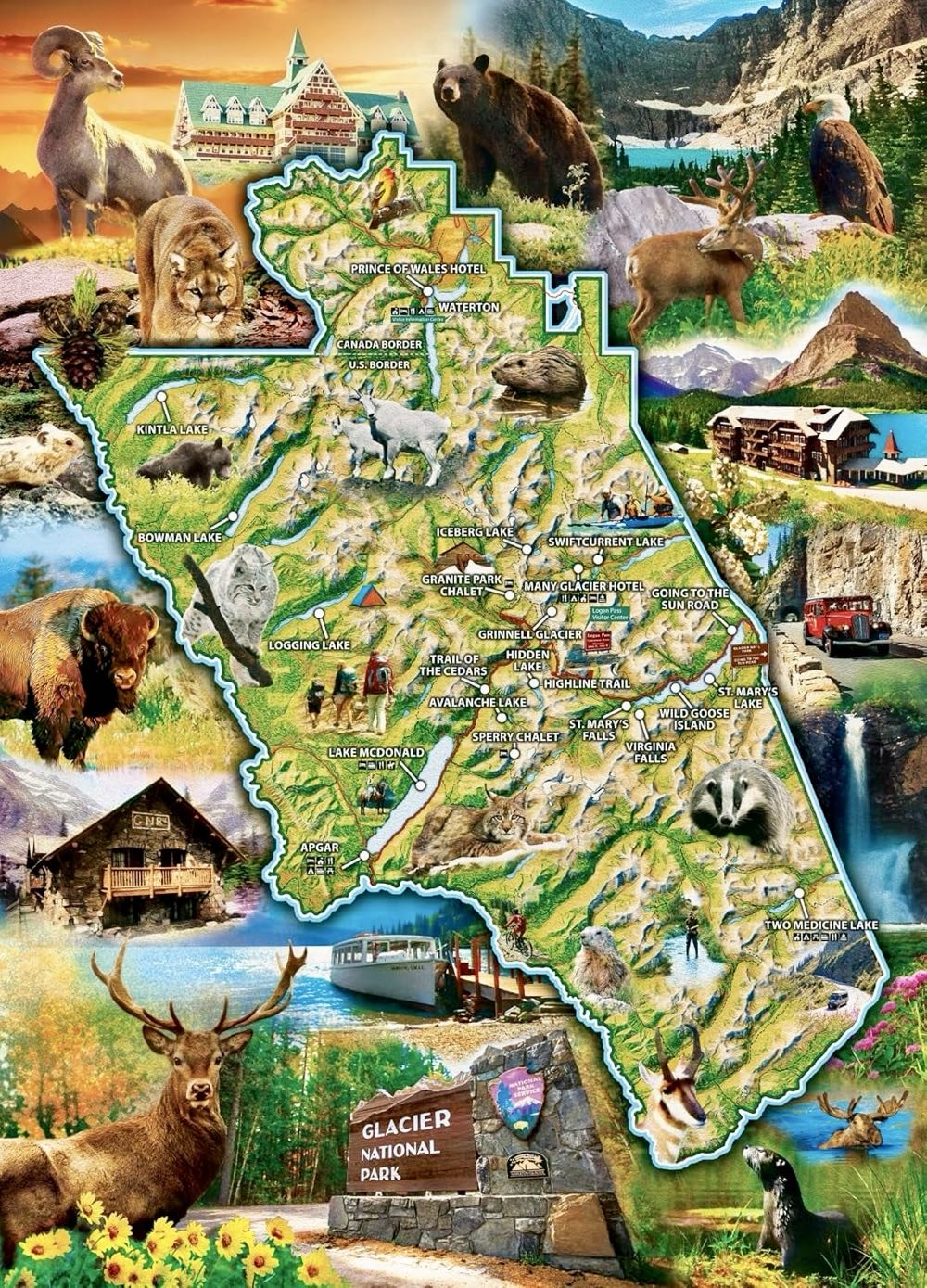 Glacier National Park - NFT - MasterPieces puzzle collectible - Main Image 2