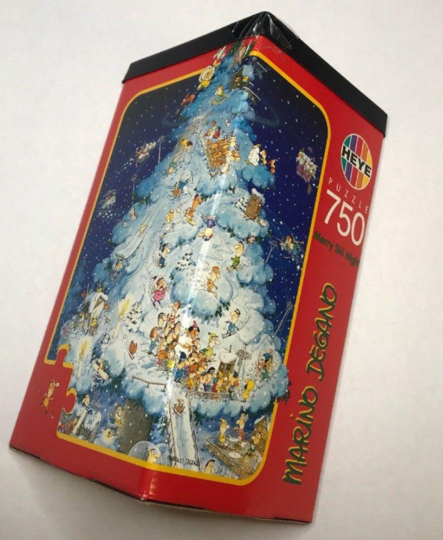 Merry Ski Night - Heye Puzzle puzzle collectible [Barcode 4001689085117] - Main Image 4