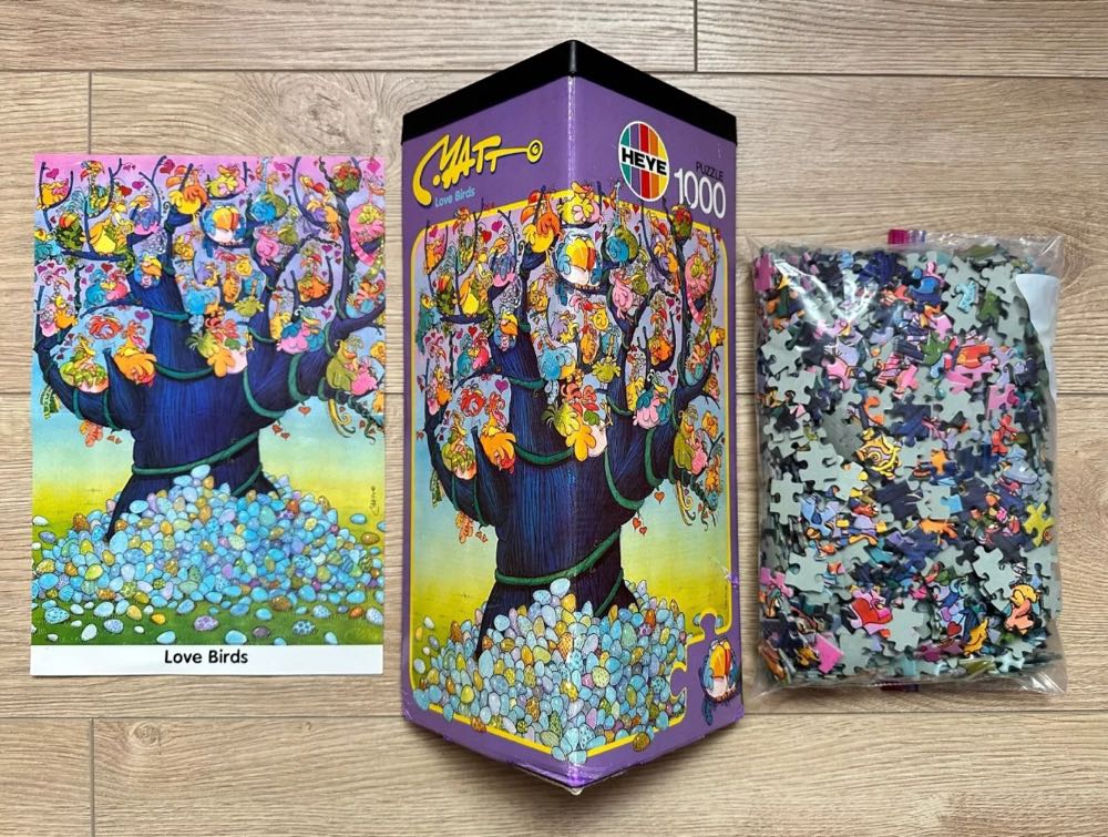 Love Birds - Heye Puzzle puzzle collectible [Barcode 4001689087814] - Main Image 2