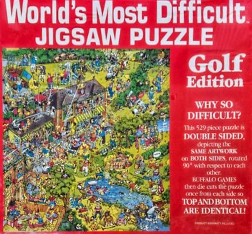 World’s Most Difficult Jigsaw Puzzle : Golf Edition - Buffalo Games puzzle collectible - Main Image 2