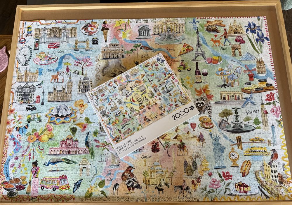 Large City Map - Buffalo puzzle collectible [Barcode 079346021703] - Main Image 2