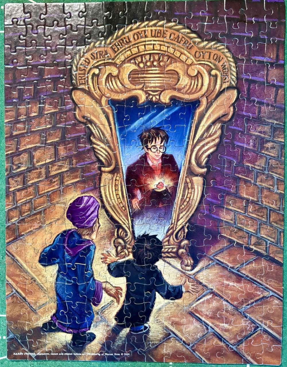 Potter And The Dark 250 Piece Vintage Harry Potter & Sorcerer’s Stone Glow In The Sorcerer’s New Vtg Sealed Image - Bepuzzled puzzle collectible [Barcode 023332313631] - Main Image 2