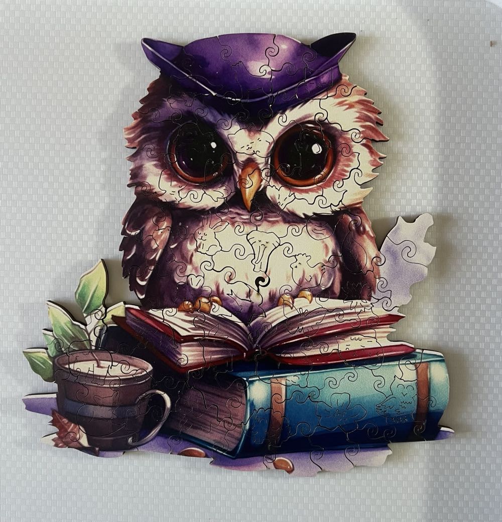 Owl Reading - QuordlePuzzles puzzle collectible - Main Image 3