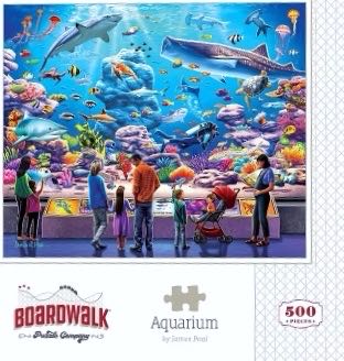 Aquarium - Boardwalk puzzle collectible [Barcode 671095206532] - Main Image 2