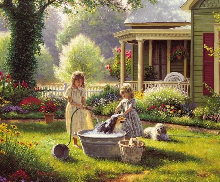 Spring Cleaning 🧩 - SunsOut puzzle collectible [Barcode 796780530119] - Main Image 2