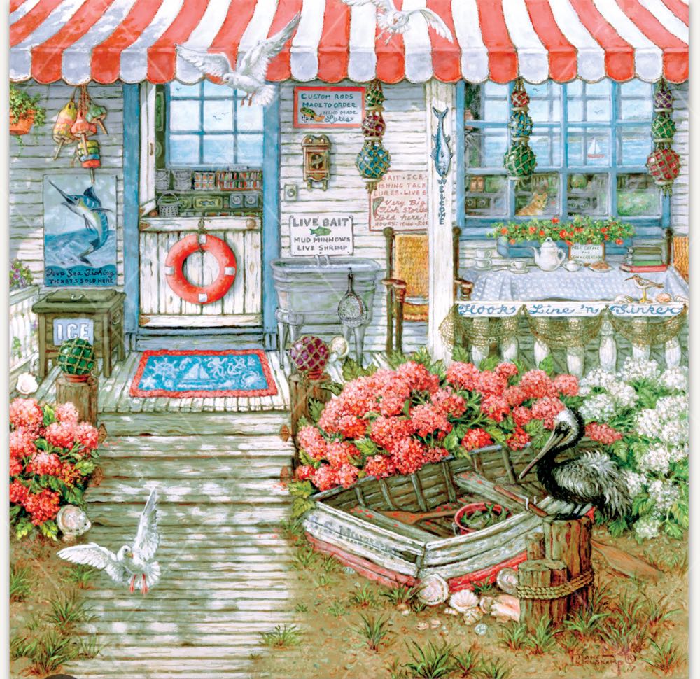 Hook, Line And Sinker - Cheryl - SunsOut puzzle collectible - Main Image 2