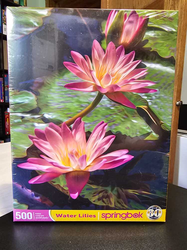 Water Lilies - Springbok 🇺🇸 puzzle collectible [Barcode 091683016921] - Main Image 2