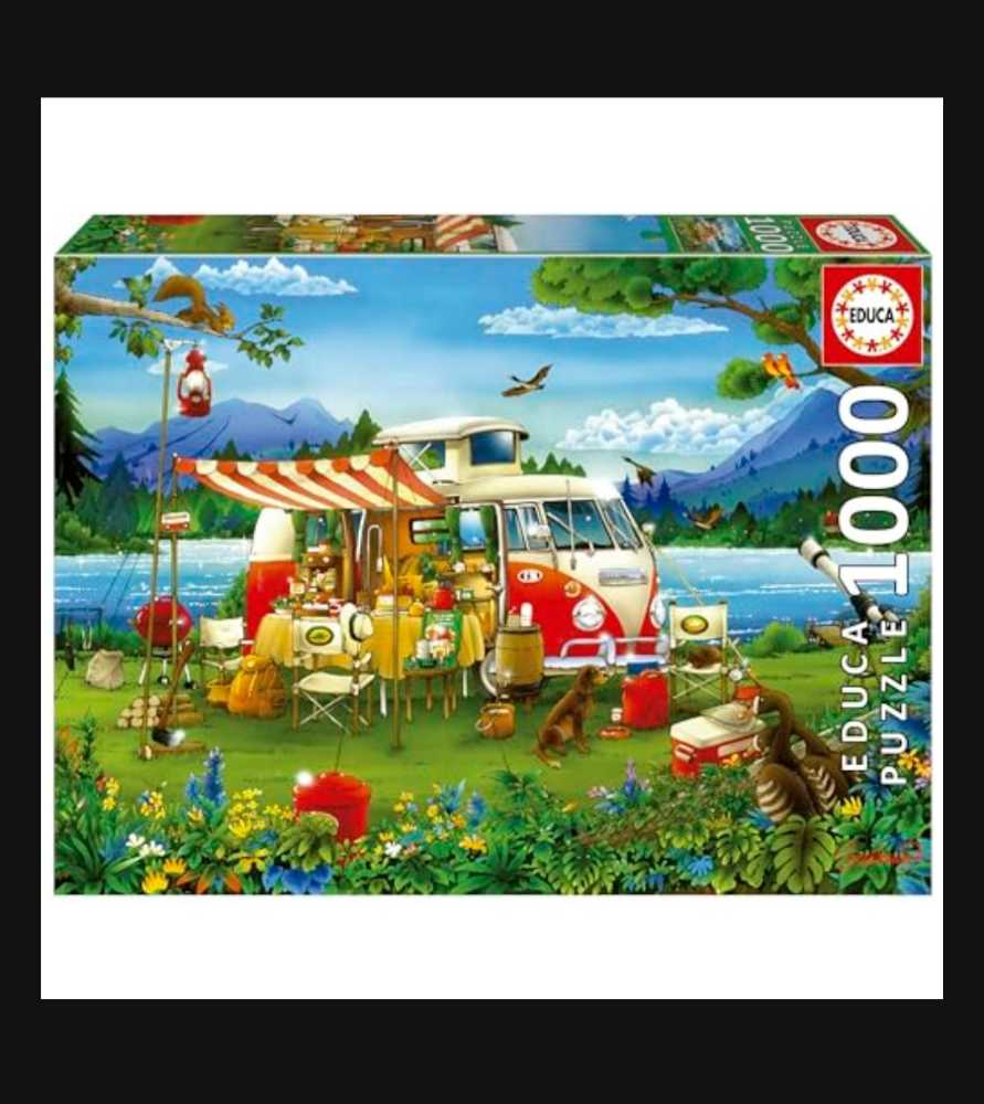 Camping Holiday  - Educa puzzle collectible [Barcode 8412668199224] - Main Image 2