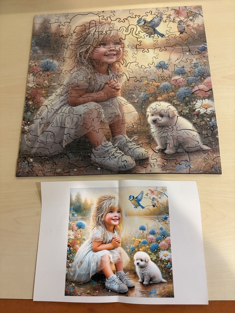 Wooden Garden Friends - Wooden Puzzle puzzle collectible - Main Image 2