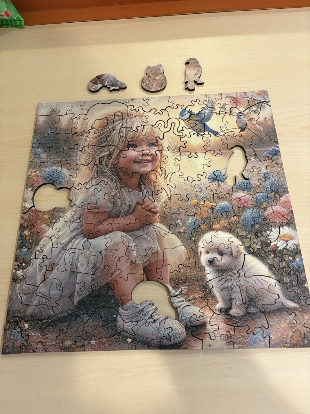 Wooden Garden Friends - Wooden Puzzle puzzle collectible - Main Image 4