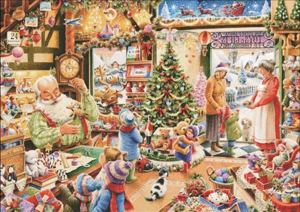 2012 Limited Edition : The Christmas Shop - Ravensburger puzzle collectible [Barcode 4005556190935] - Main Image 2
