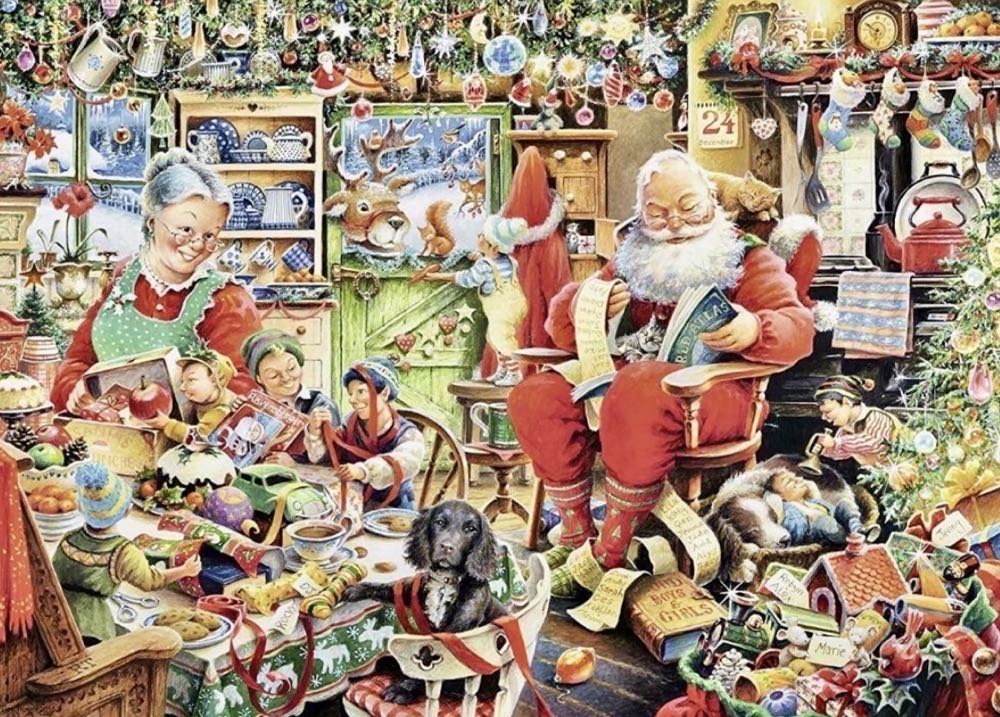 2015 Limited Edition : Santa’s Final Preparations - Ravensburger puzzle collectible [Barcode 4005556195589] - Main Image 2