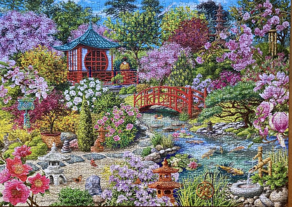 The Japanese Garden - Gibsons puzzle collectible [Barcode 5012269064308] - Main Image 3