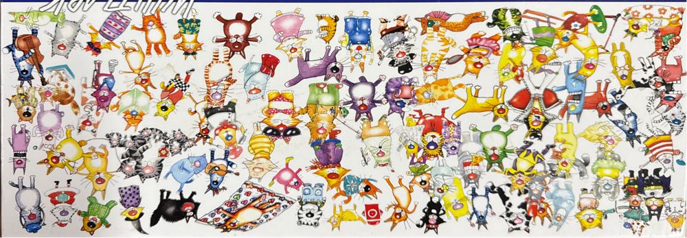 One Hundred Cats And A Fish - Andrews Blaine puzzle collectible [Barcode 814938013939] - Main Image 4