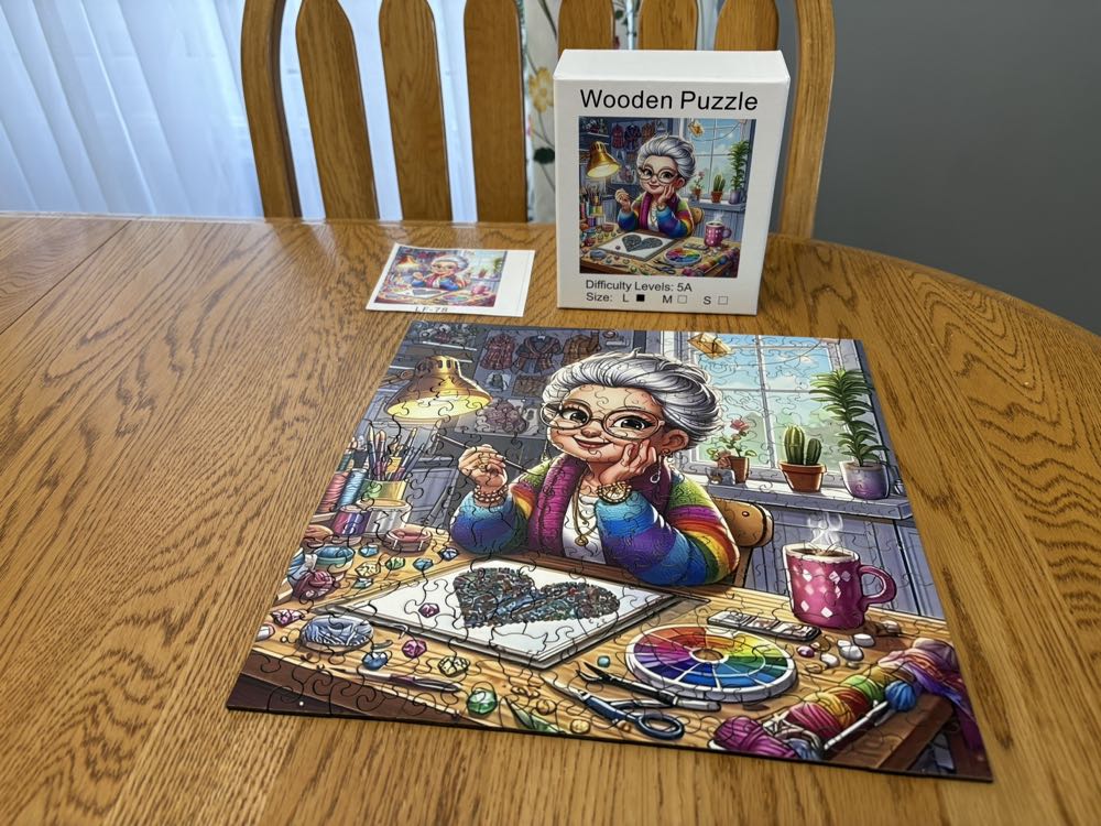 Wooden Grandma’s Art - Wooden Puzzle puzzle collectible - Main Image 2
