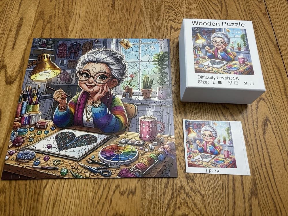 Wooden Grandma’s Art - Wooden Puzzle puzzle collectible - Main Image 3