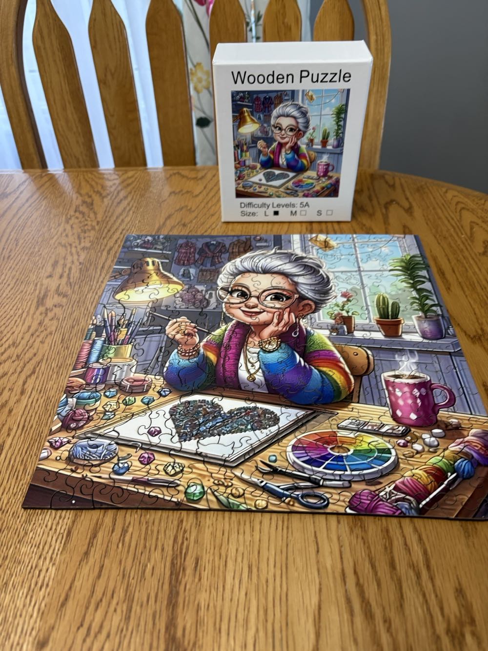 Wooden Grandma’s Art - Wooden Puzzle puzzle collectible - Main Image 4