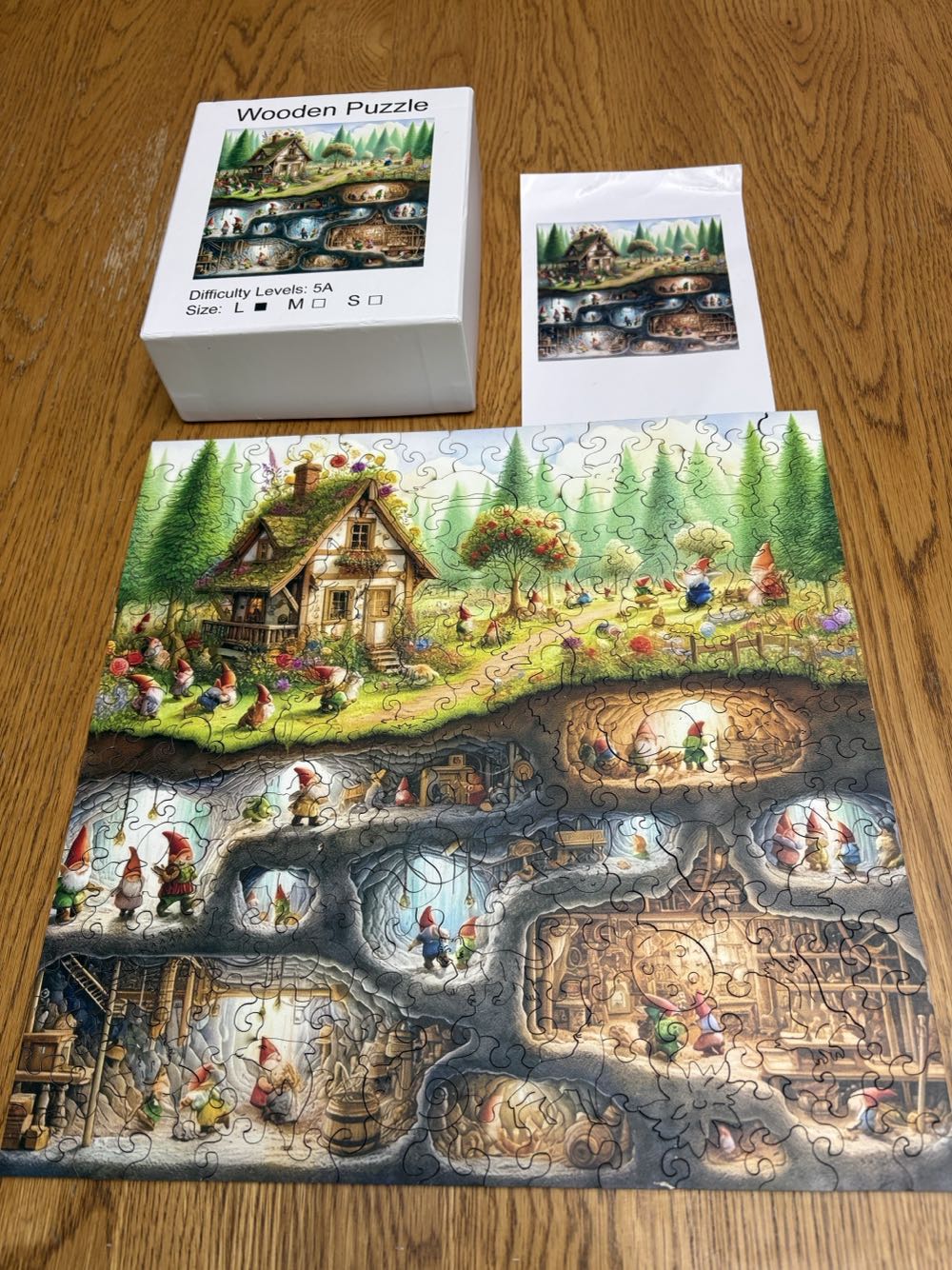 Wooden Gnomes - Wooden Puzzle puzzle collectible - Main Image 2