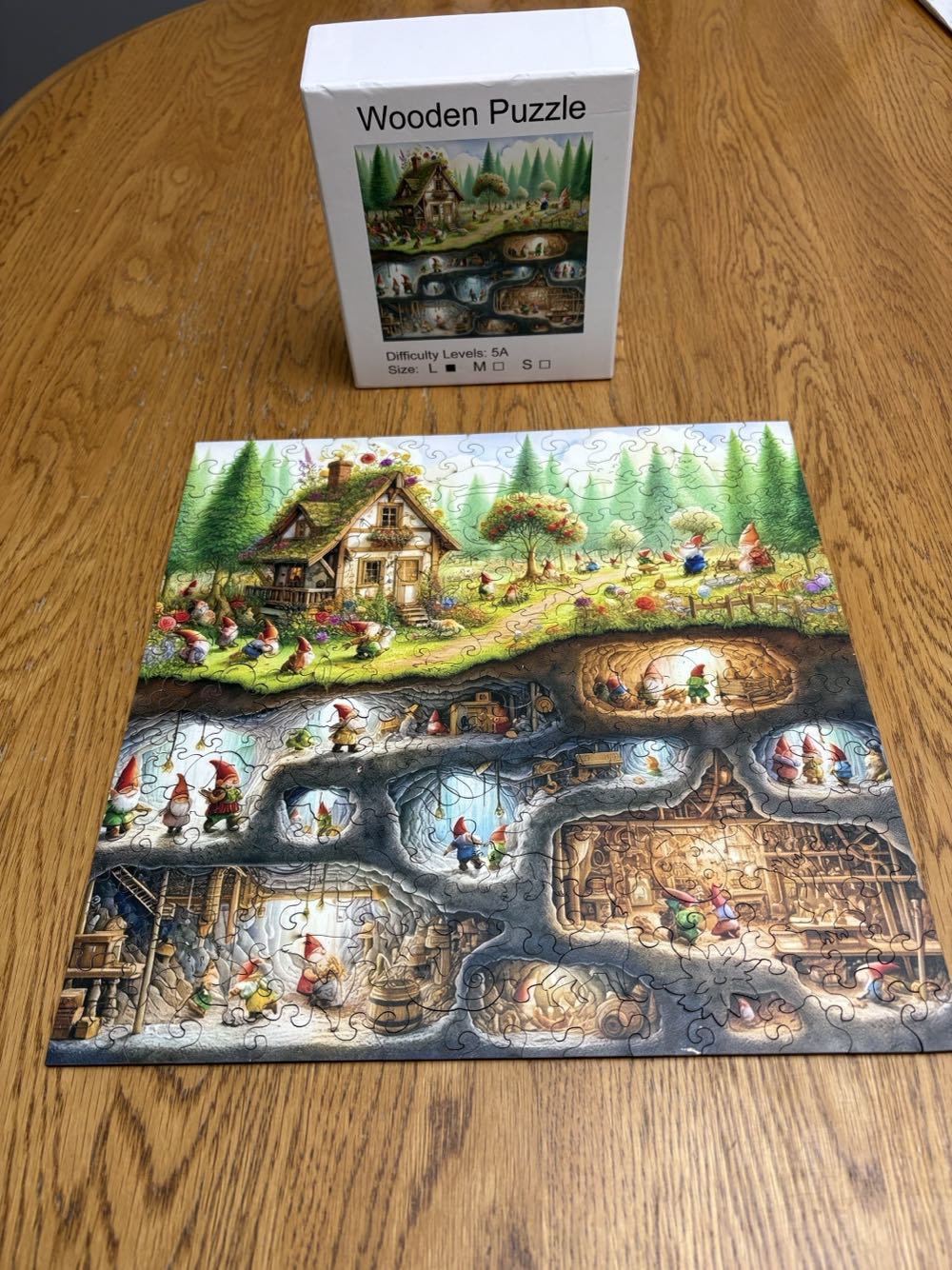 Wooden Gnomes - Wooden Puzzle puzzle collectible - Main Image 4
